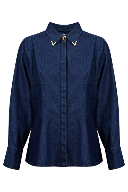ISLE OF MINE - Sloane Denim Shirt - Indigo