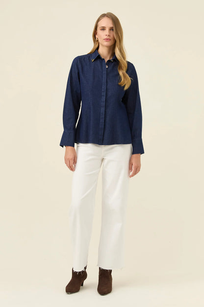 ISLE OF MINE - Sloane Denim Shirt - Indigo