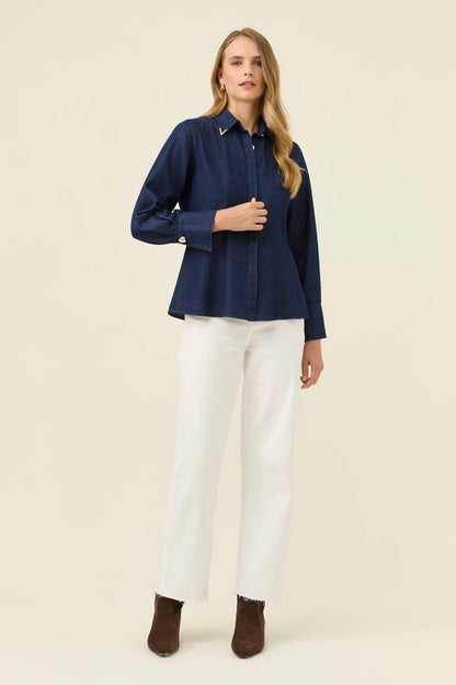 ISLE OF MINE - Sloane Denim Shirt - Indigo