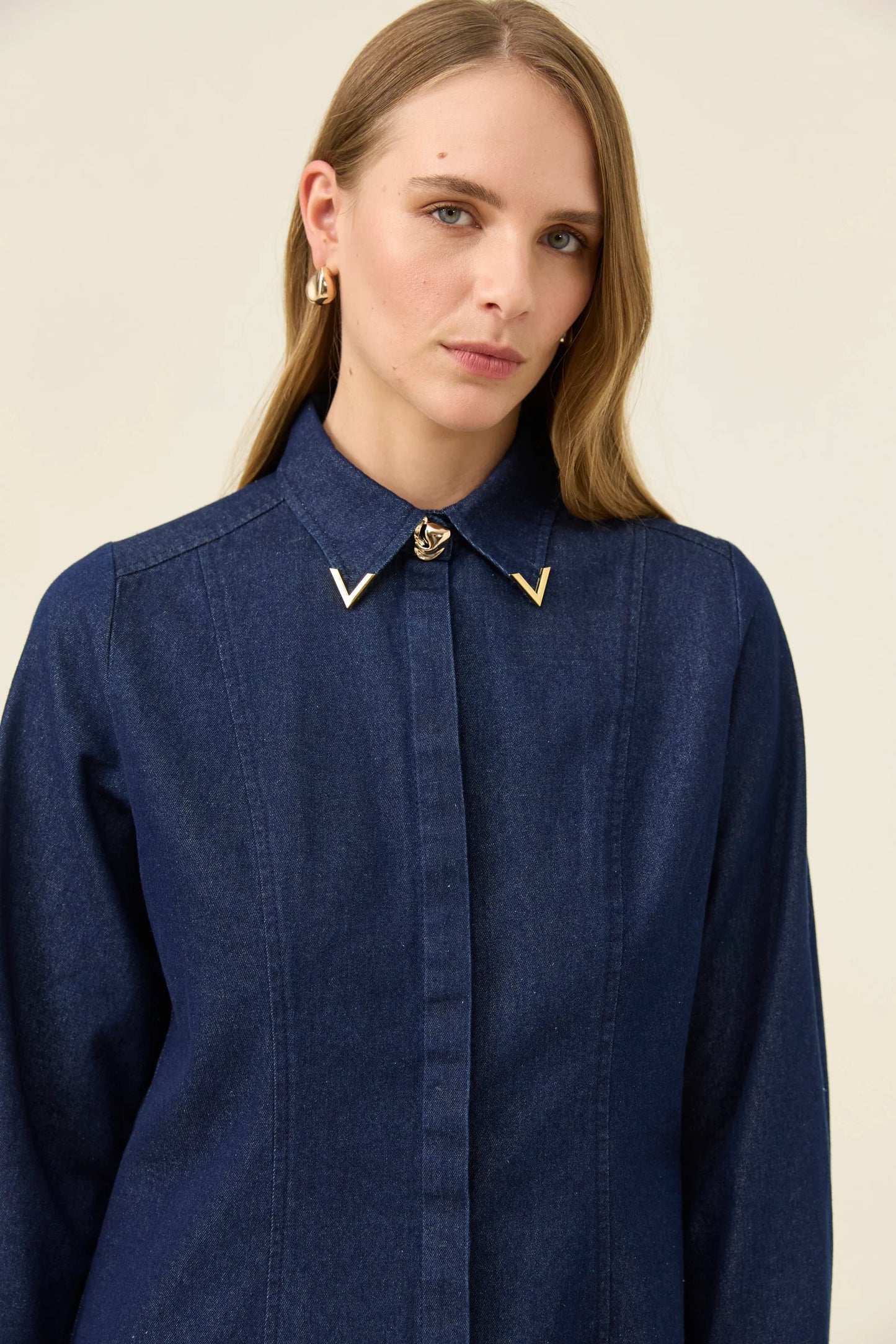 ISLE OF MINE - Sloane Denim Shirt - Indigo