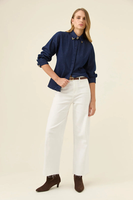 ISLE OF MINE - Sloane Denim Shirt - Indigo