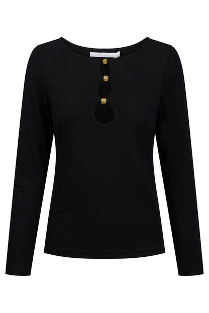 ISLE OF MINE - Naria Bead Top - Onyx