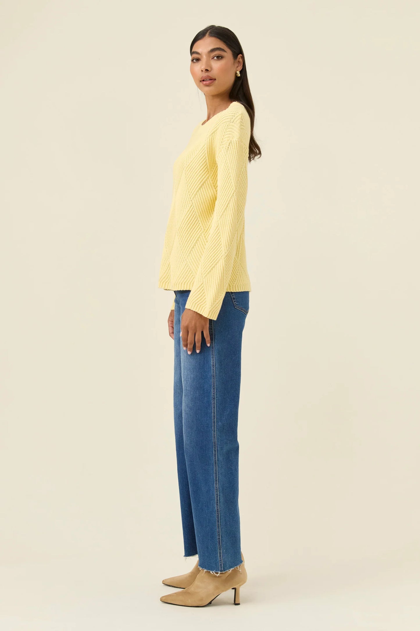 ISLE OF MINE - Sadie Jumper - Butter
