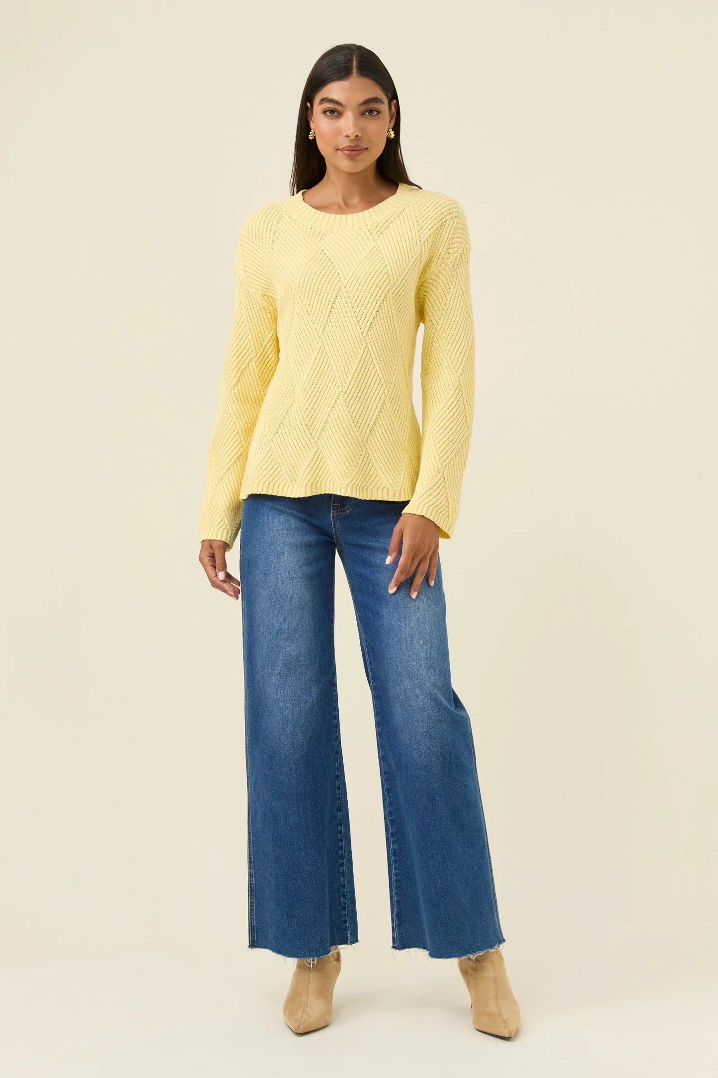 ISLE OF MINE - Sadie Jumper - Butter