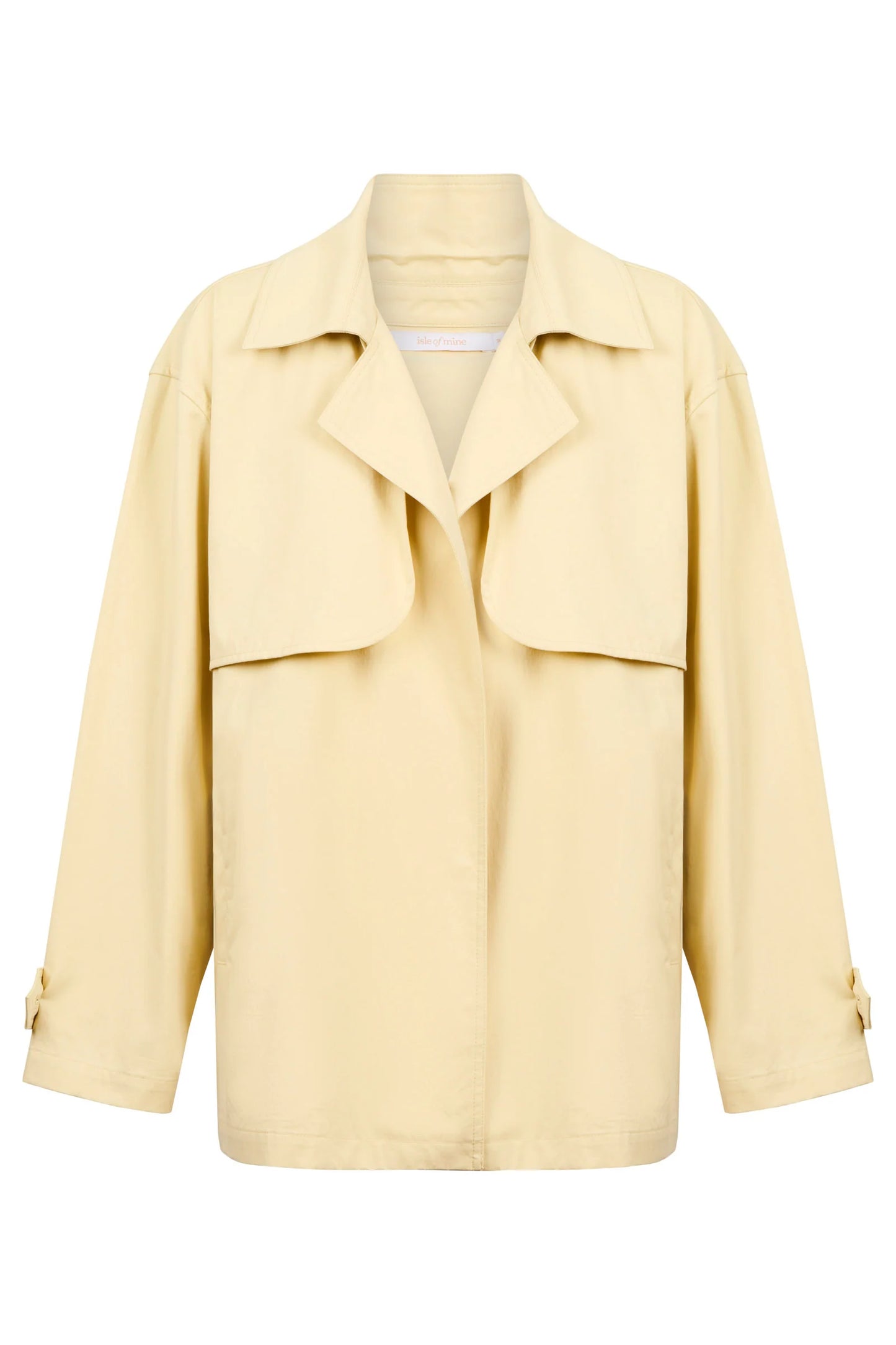 ISLE OF MINE - Farida Cropped Trench - Butter