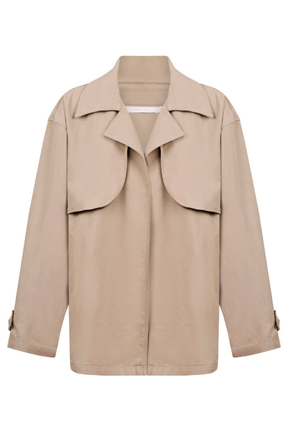 ISLE OF MINE - Farida Cropped Trench - Stone