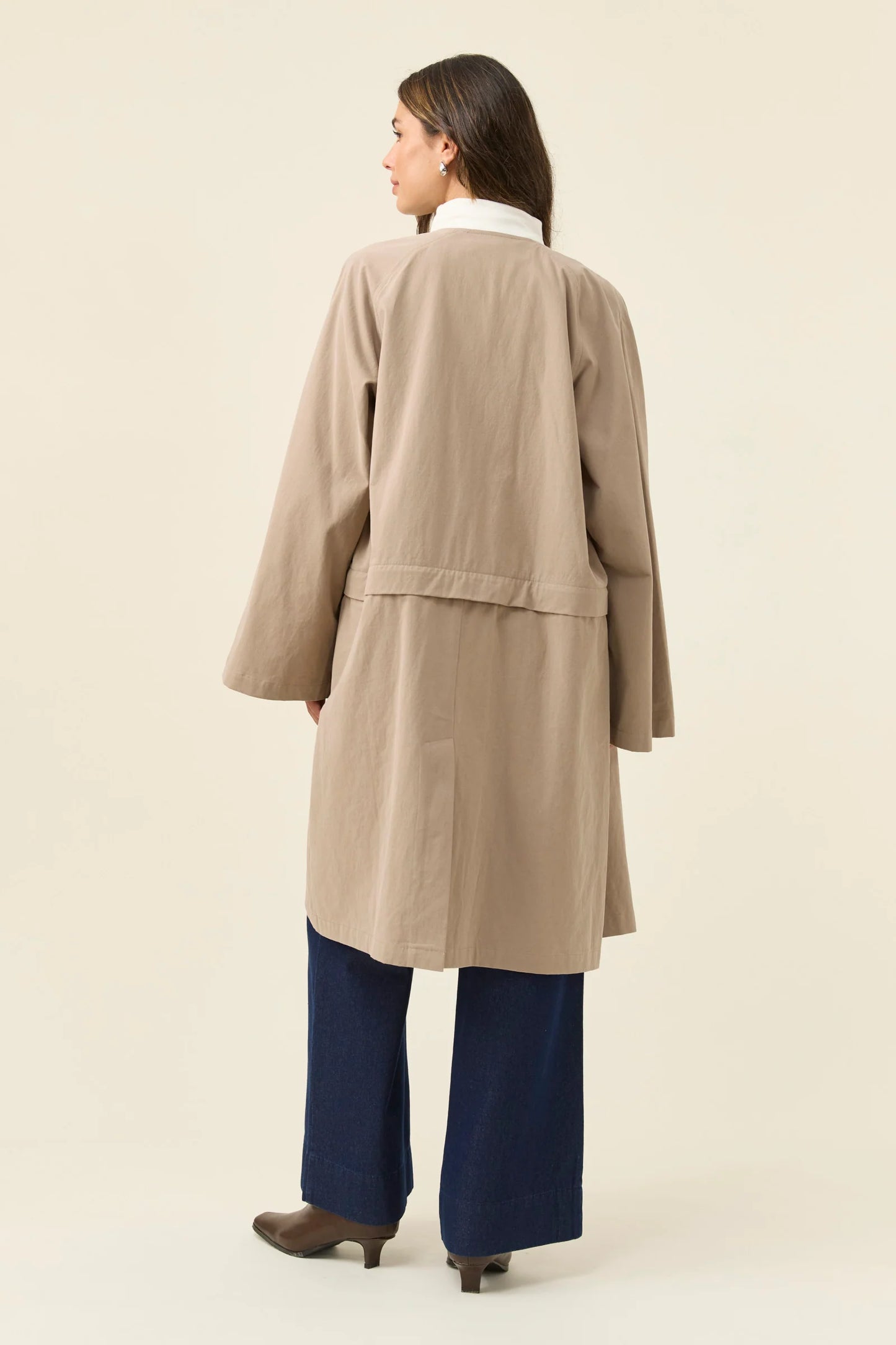 ISLE OF MINE - Farida Convertible Coat - Stone