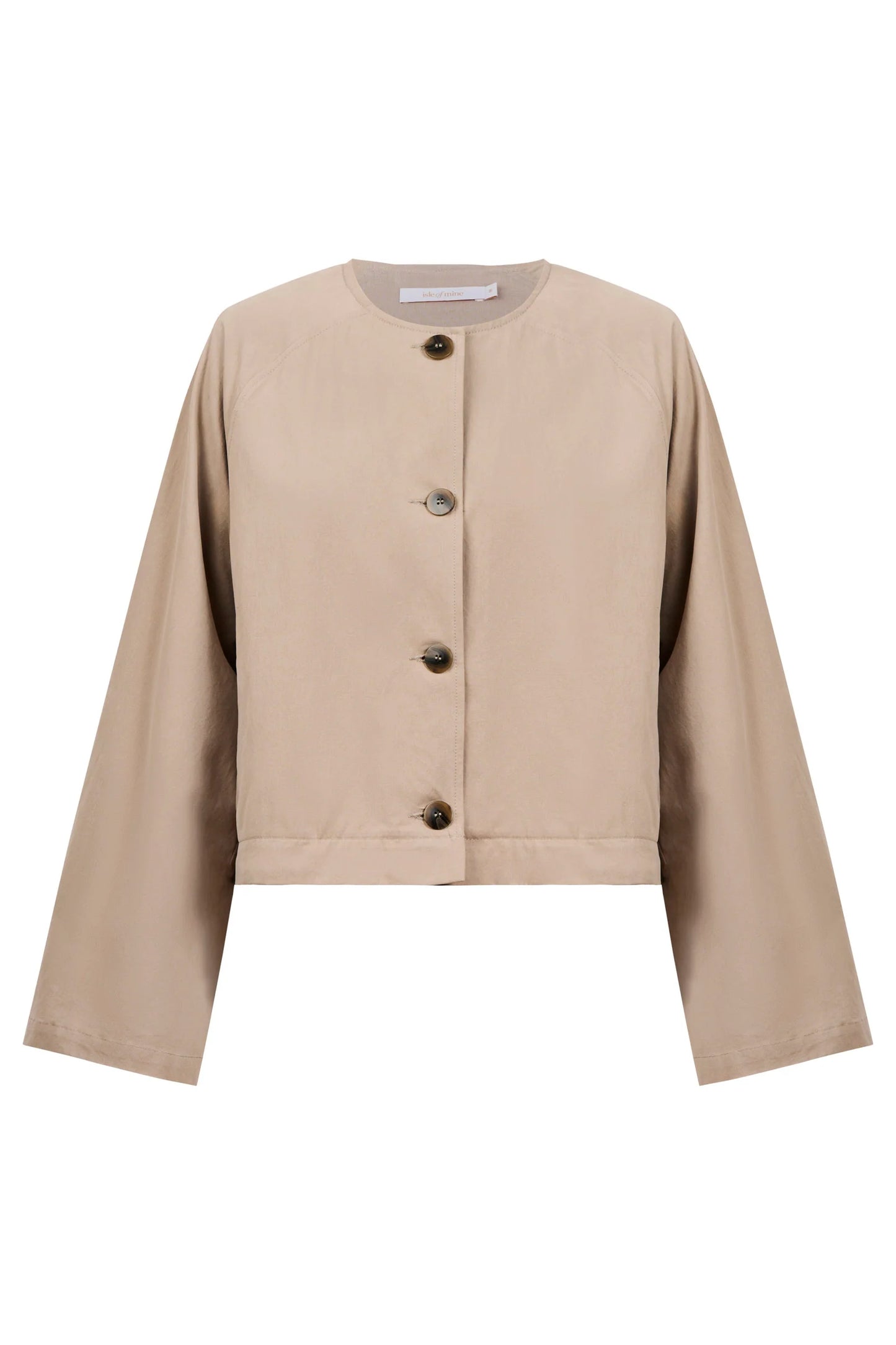 ISLE OF MINE - Farida Convertible Coat - Stone
