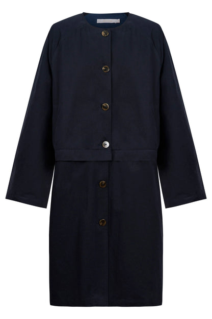 ISLE OF MINE - Farida Convertible Coat - Navy