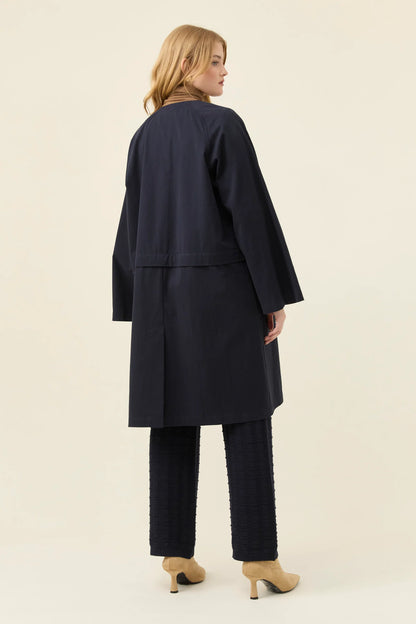 ISLE OF MINE - Farida Convertible Coat - Navy
