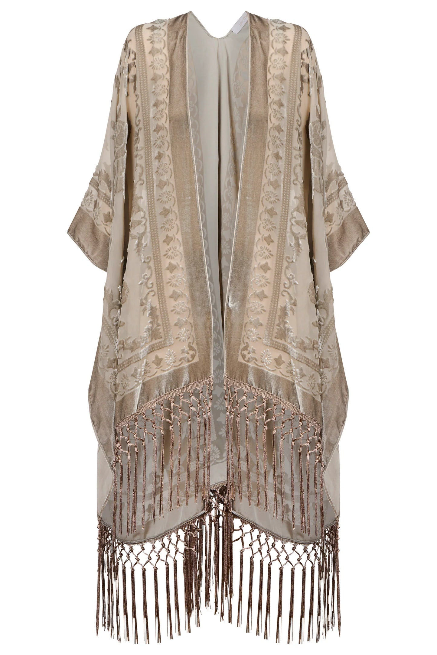 ISLE OF MINE - Navi Velvet Cape - Stone