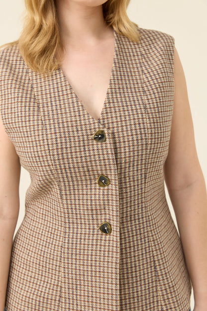 ISLE OF MINE - Cassidy Vest - Taupe