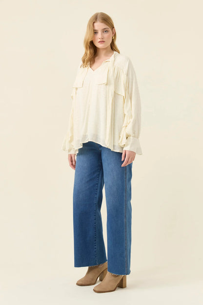 ISLE OF MINE - Della Blouse - Ivory