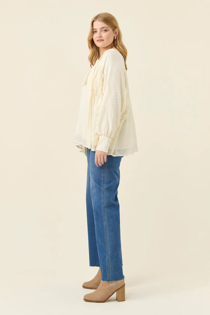ISLE OF MINE - Della Blouse - Ivory