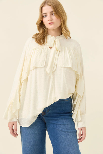 ISLE OF MINE - Della Blouse - Ivory