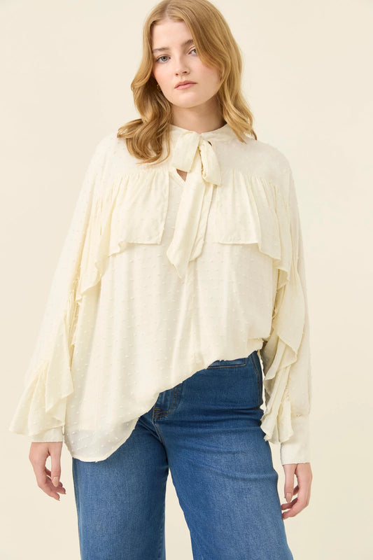 ISLE OF MINE - Della Blouse - Ivory