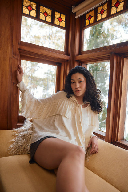 ISLE OF MINE - Della Blouse - Ivory