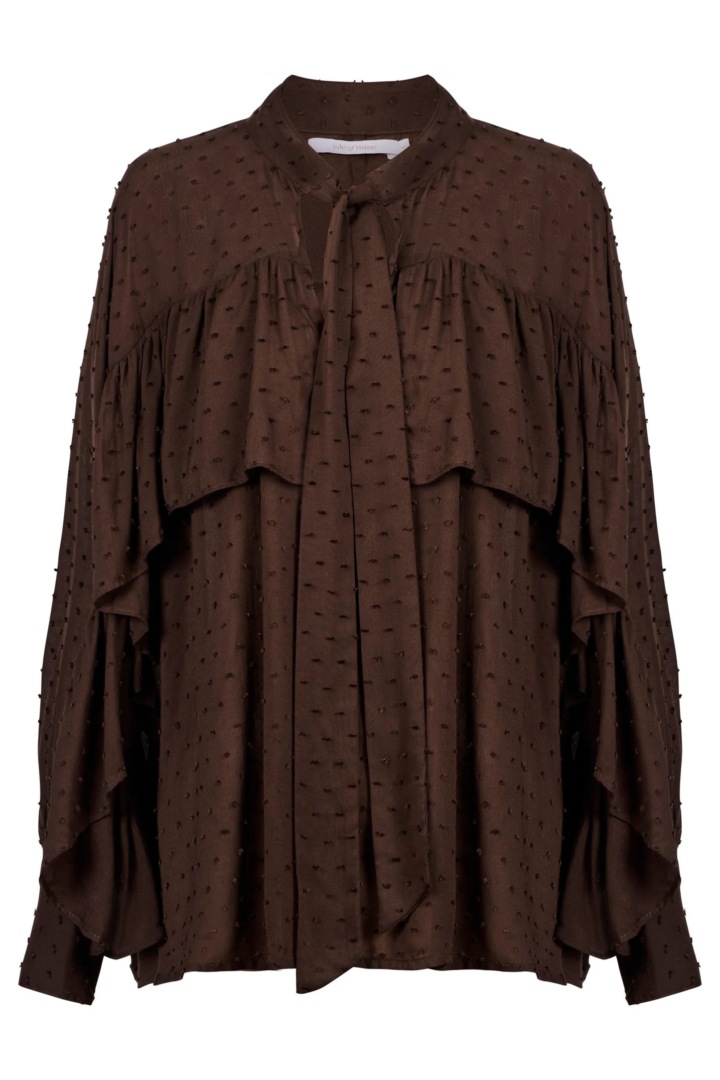 ISLE OF MINE - Della Blouse - Chocolate
