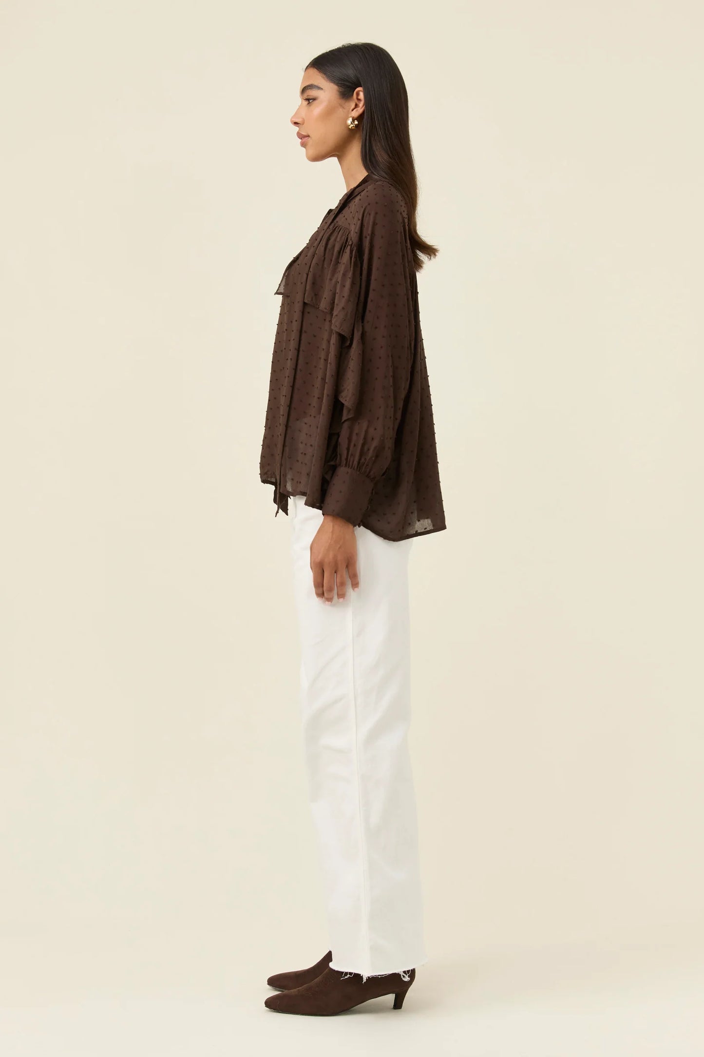 ISLE OF MINE - Della Blouse - Chocolate