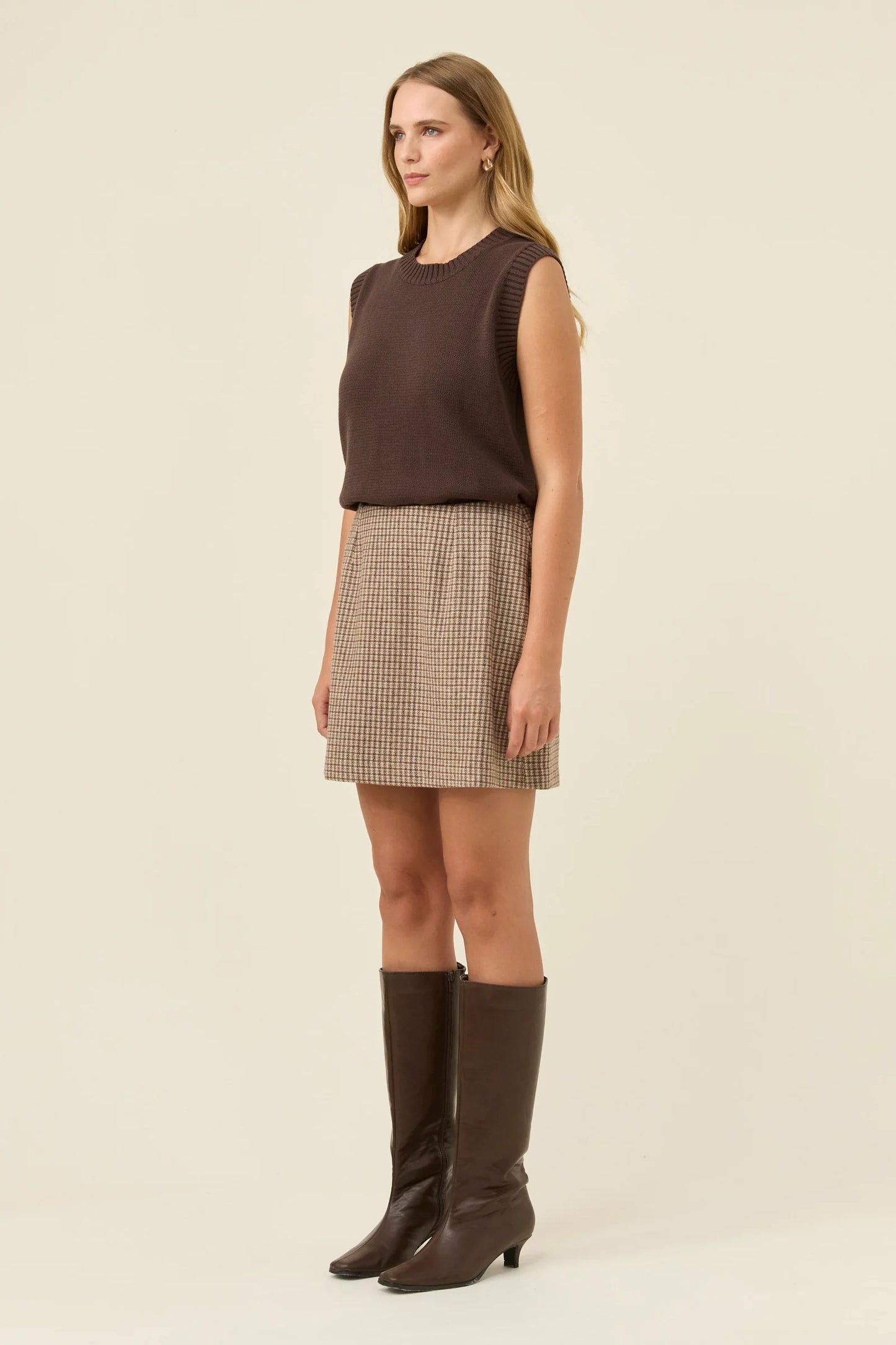ISLE OF MINE - Cassidy Skirt - Taupe