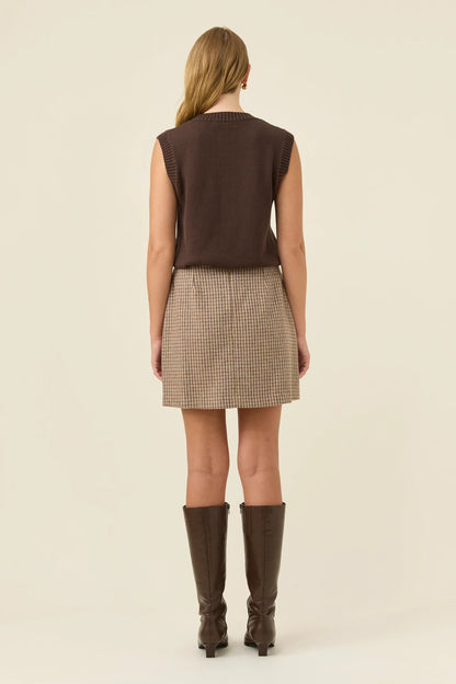 ISLE OF MINE - Cassidy Skirt - Taupe