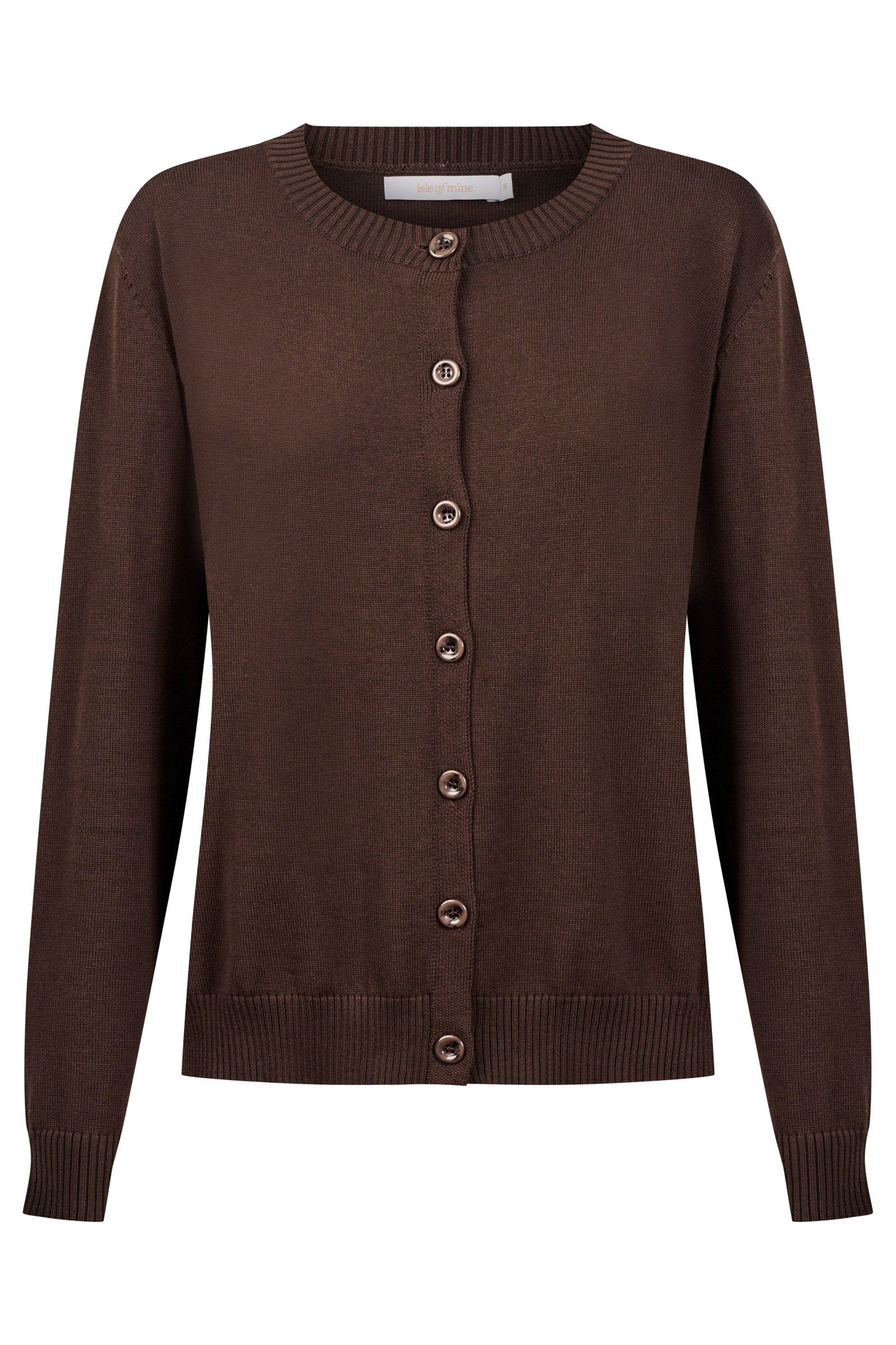 ISLE OF MINE - Darby Cardigan - Chocolate