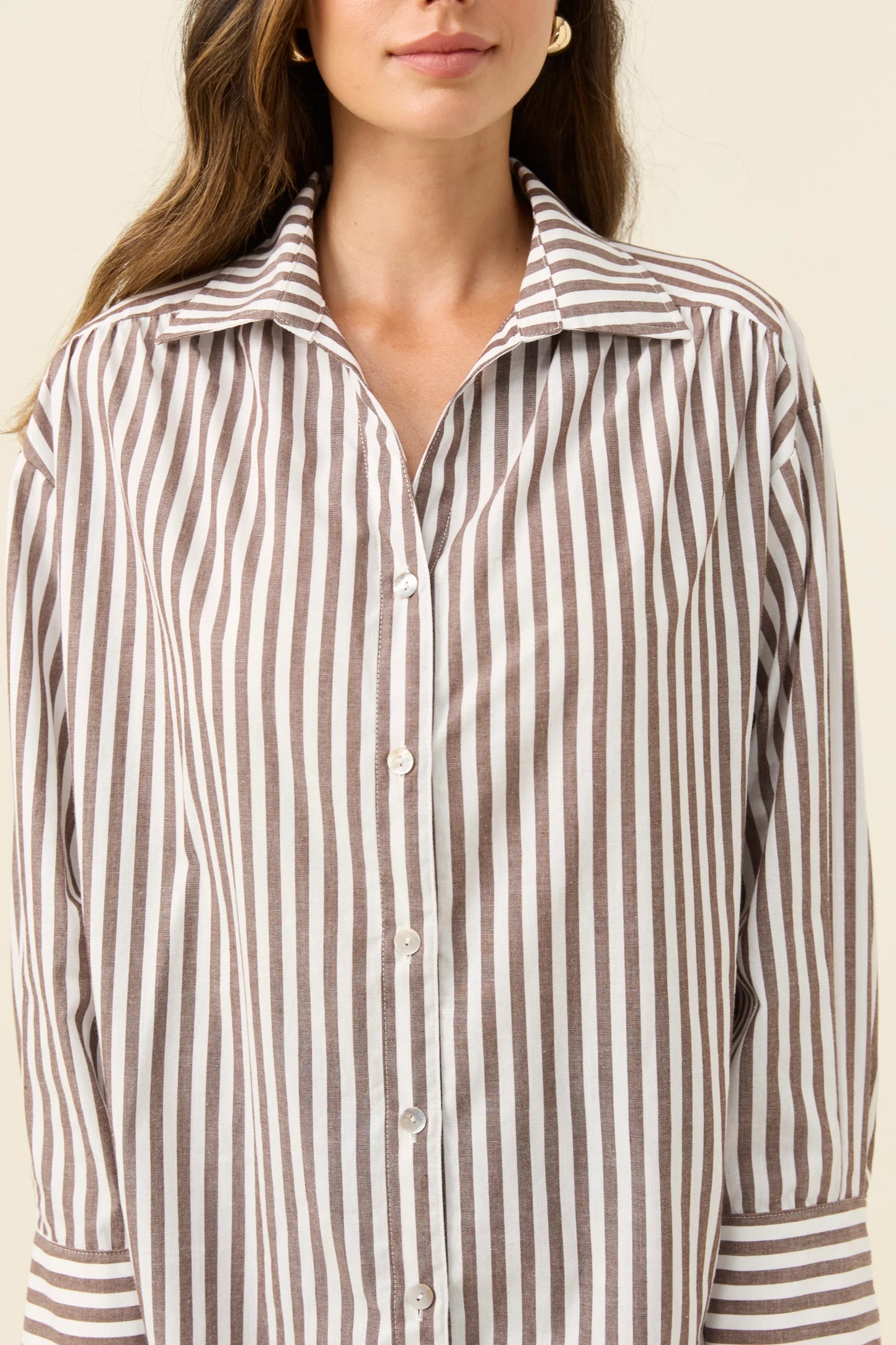 ISLE OF MINE - Quinn Shirt - Chocolate