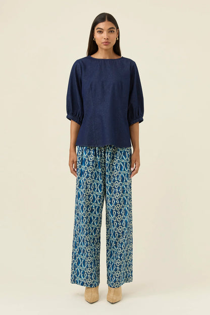 ISLE OF MINE - Sloane Denim Top - Indigo