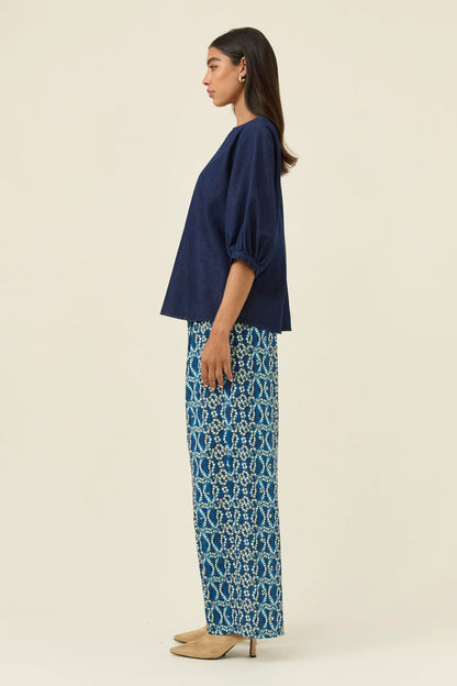 ISLE OF MINE - Sloane Denim Top - Indigo