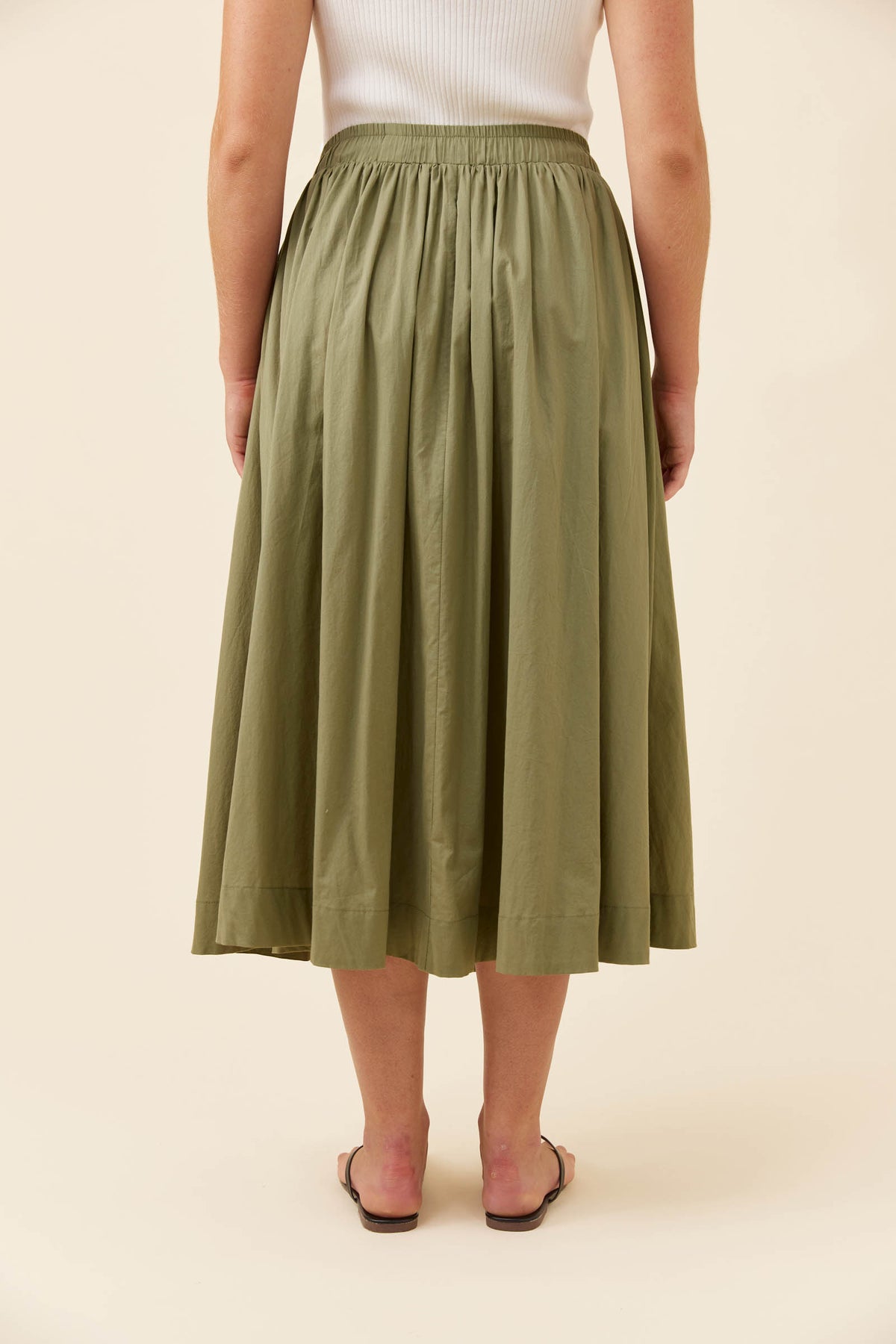 ISLE OF MINE - Rosa Maxi Skirt - Sage