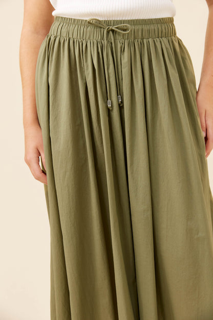 ISLE OF MINE - Rosa Maxi Skirt - Sage
