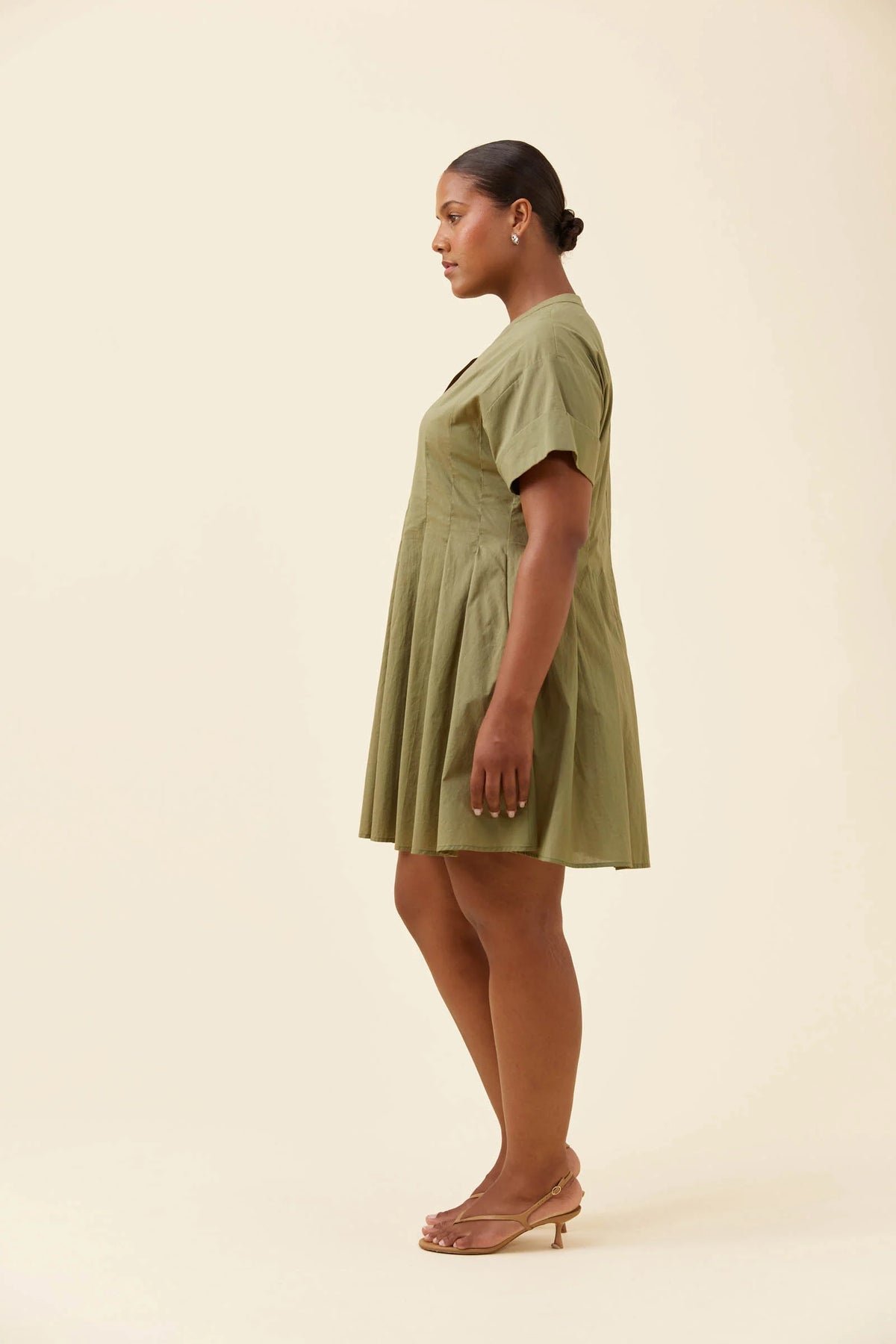 ISLE OF MINE - Rosa Pleat Dress - Sage