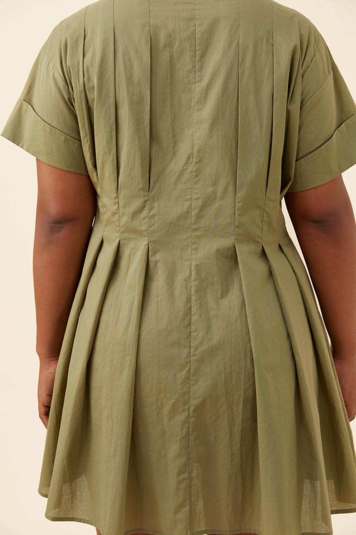 ISLE OF MINE - Rosa Pleat Dress - Sage