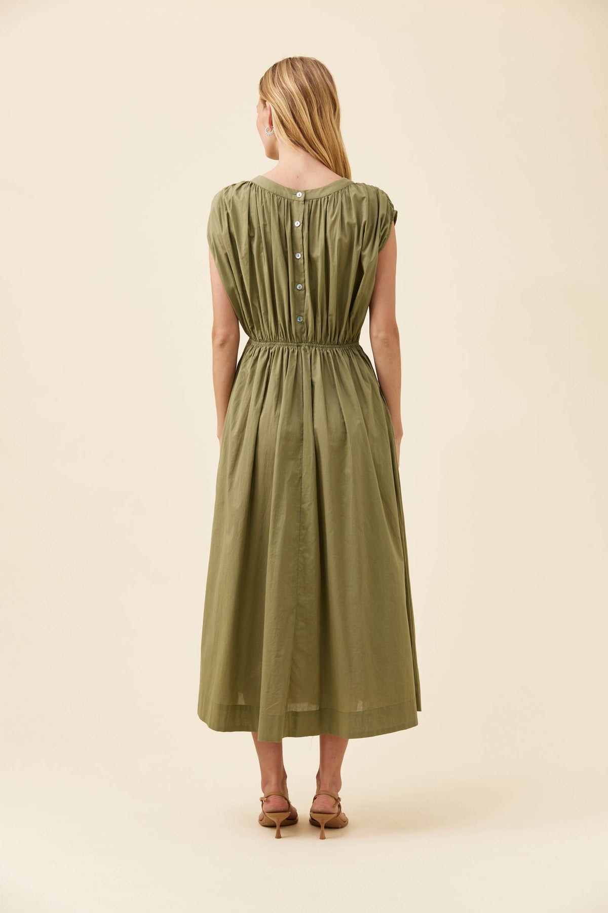 ISLE OF MINE - Rosa Reversible Maxi Dress - Sage