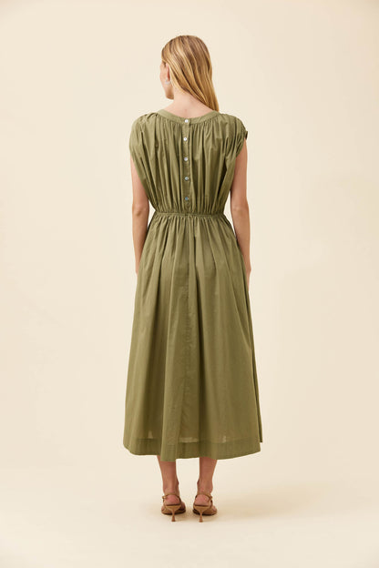 ISLE OF MINE - Rosa Reversible Maxi Dress - Sage