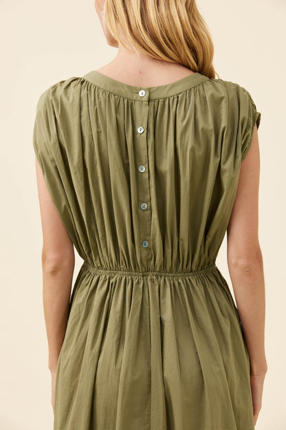 ISLE OF MINE - Rosa Reversible Maxi Dress - Sage