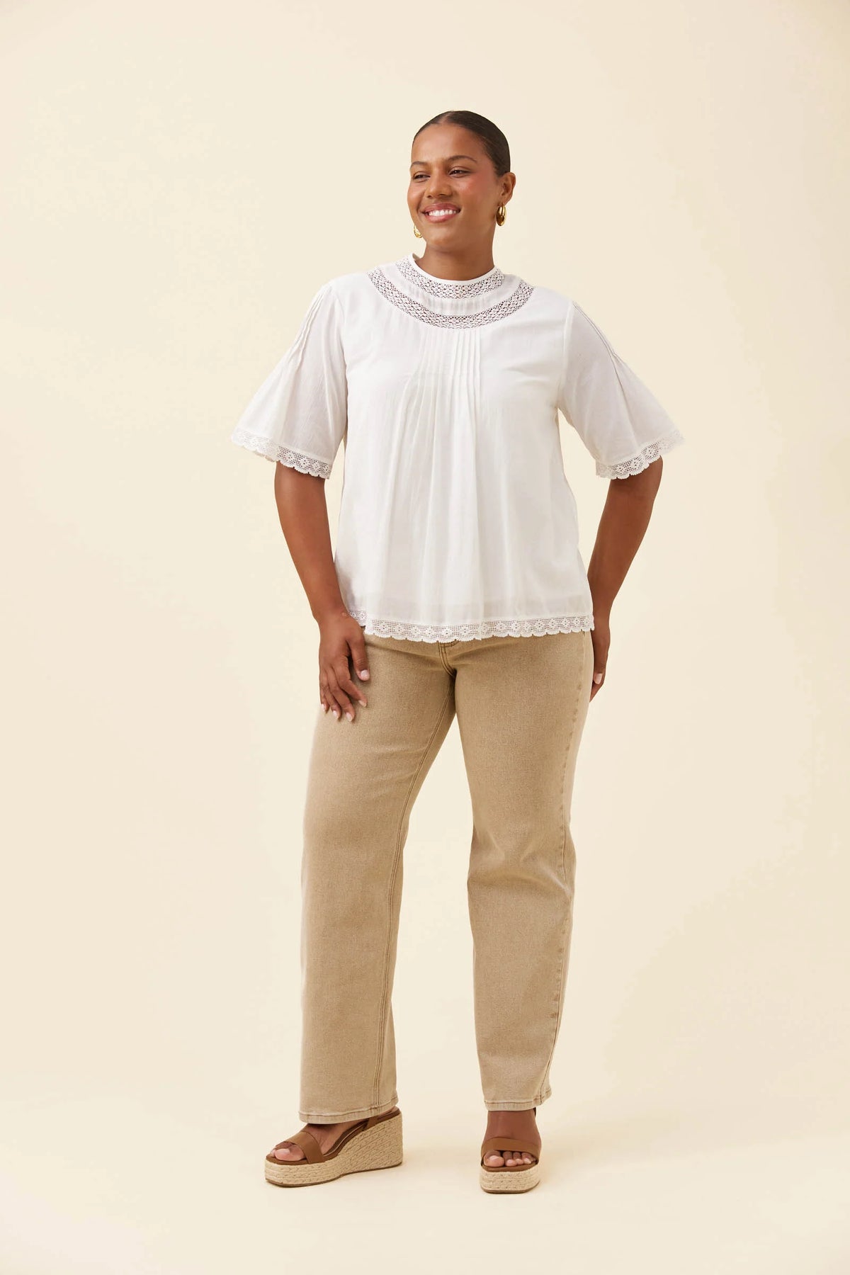 ISLE OF MINE - Frances Top - White