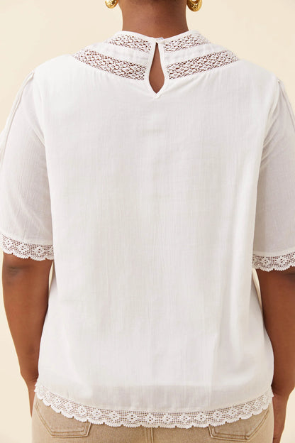 ISLE OF MINE - Frances Top - White