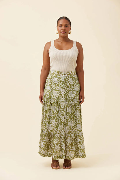 ISLE OF MINE - Wilma Skirt - Olive