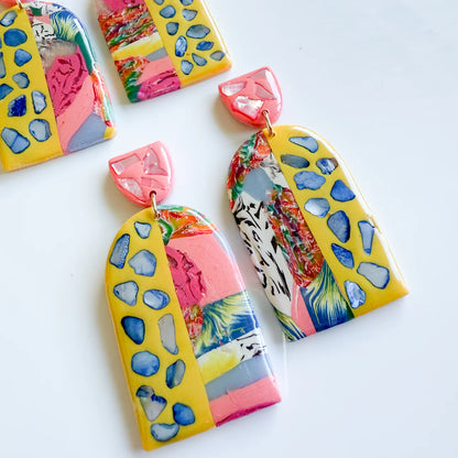 Clay Gossip Resort Dress Earrings