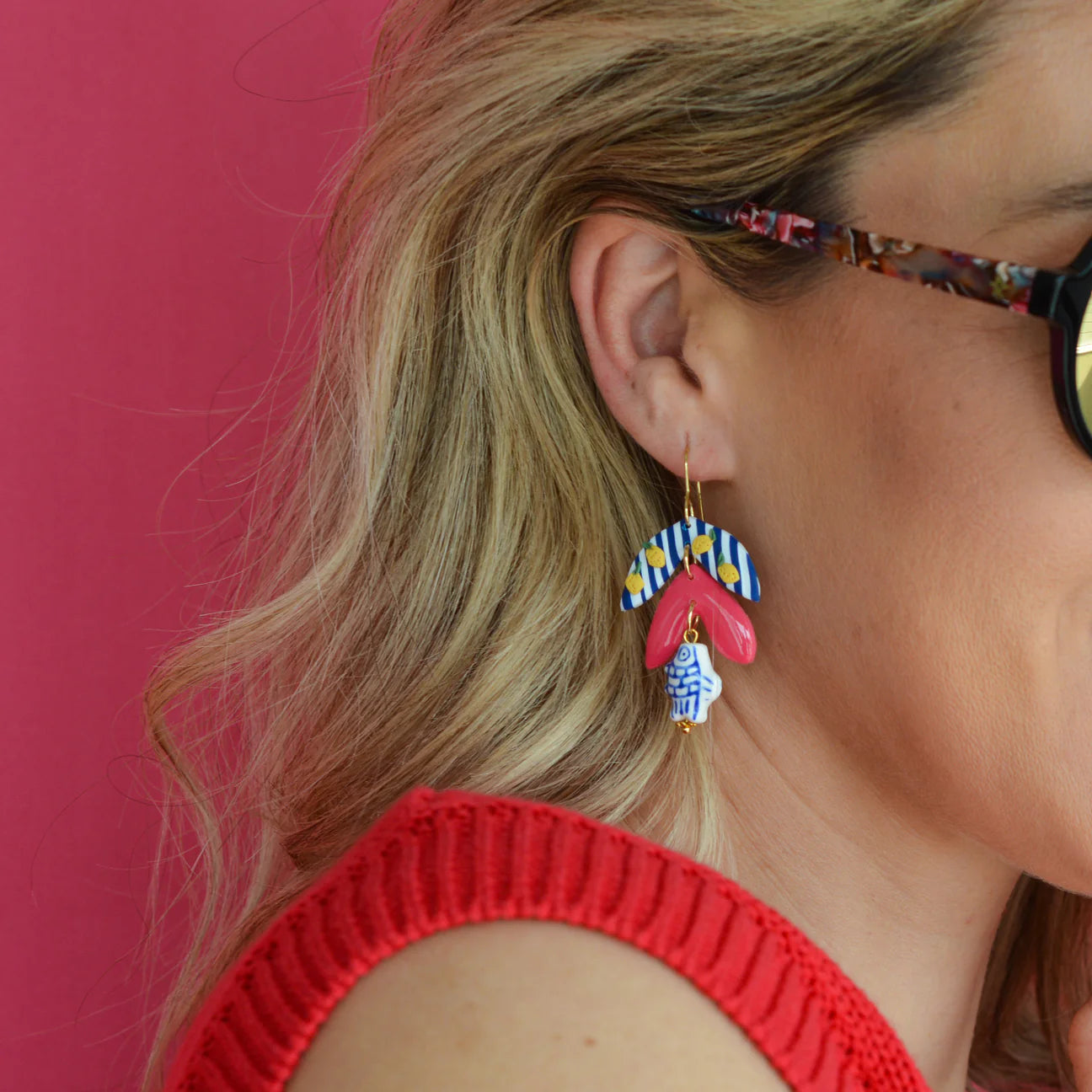 Clay Gossip - Amalfi Italy Earrings