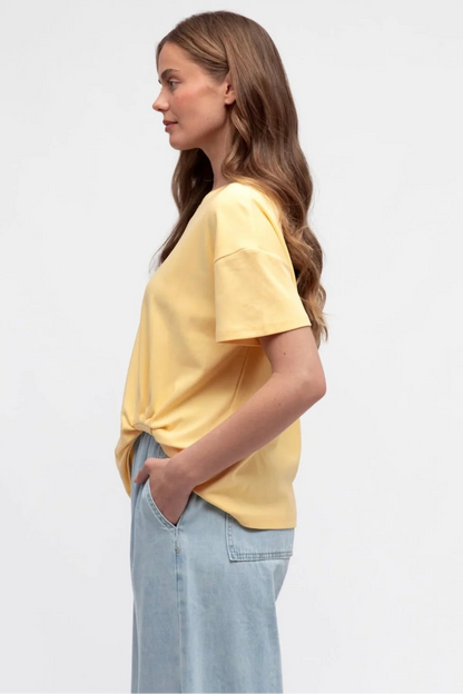 Easy Tuck Tee - Lemon