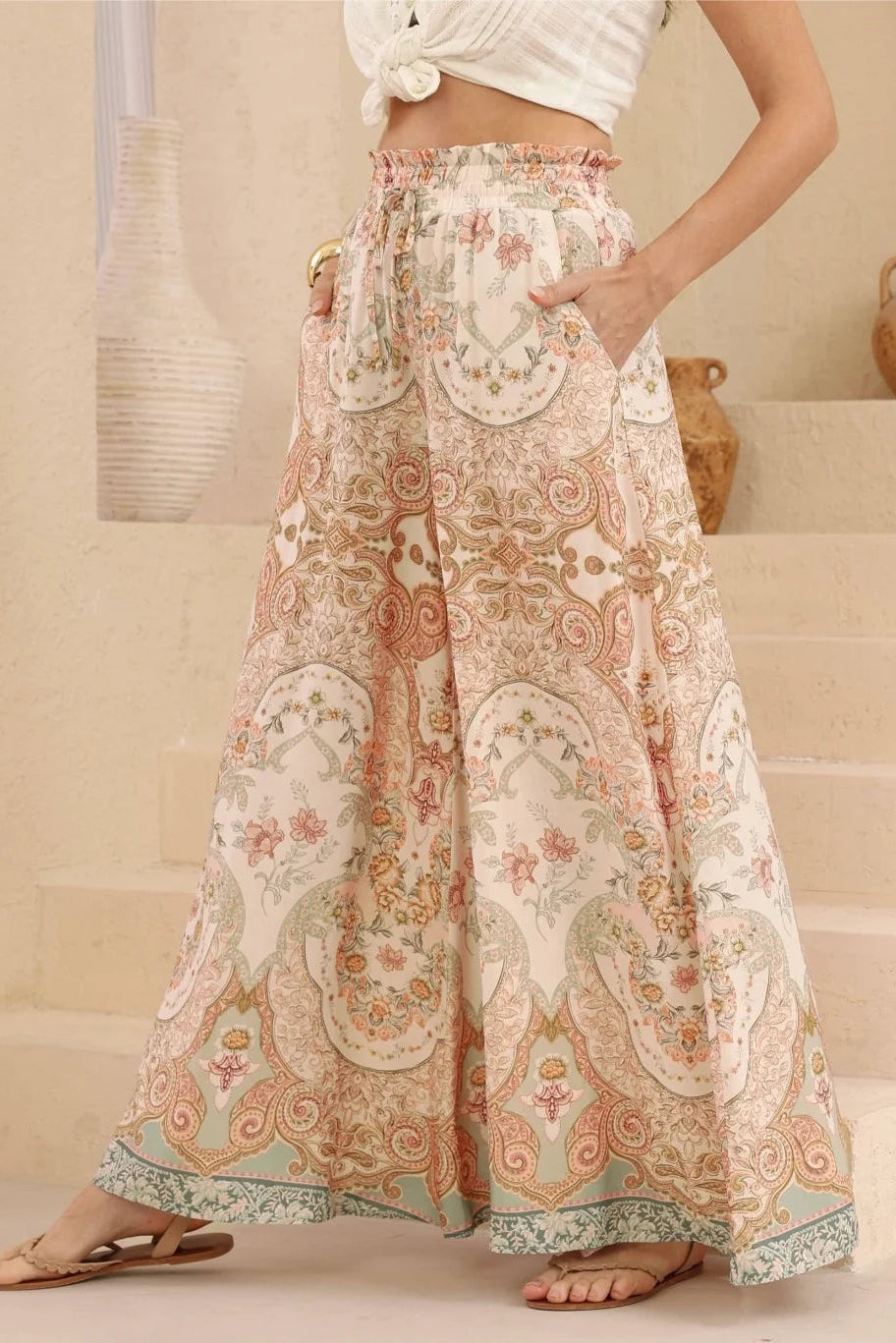 Bellini Palazzo Pant - Vintage Paisley