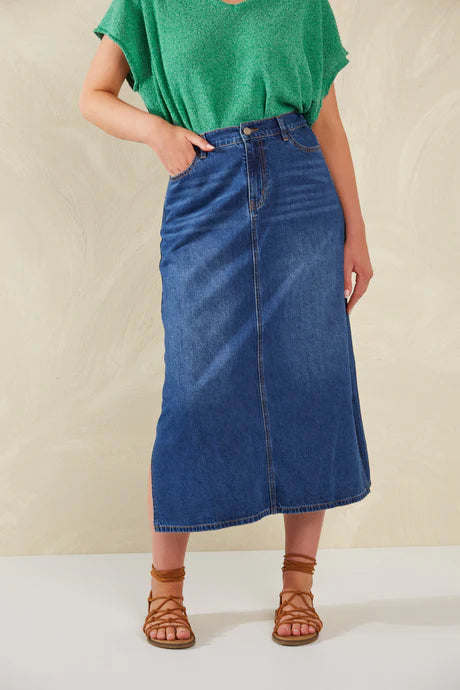 Haven - Dalton Denim Skirt