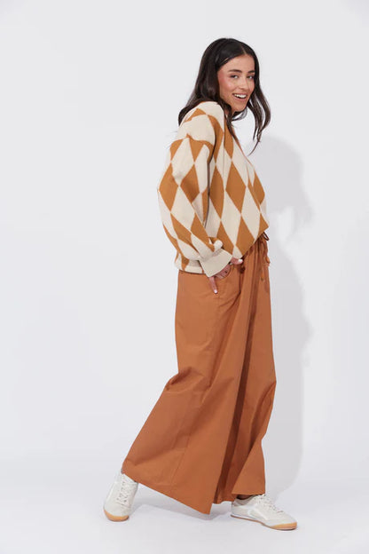 Haven - Casablanca Lurex Jumper - Sand/Dune