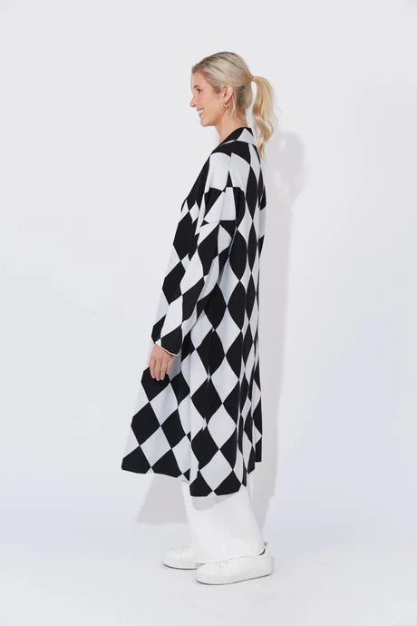 Haven - Casablanca Cardigan - White/Kohl