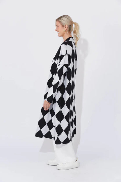 Haven - Casablanca Cardigan - White/Kohl