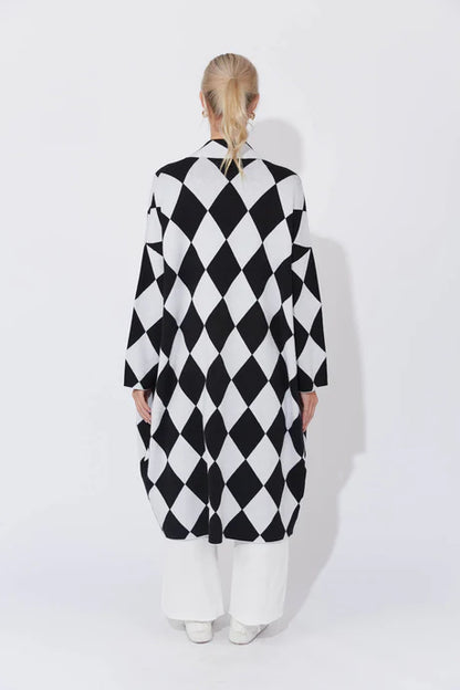 Haven - Casablanca Cardigan - White/Kohl