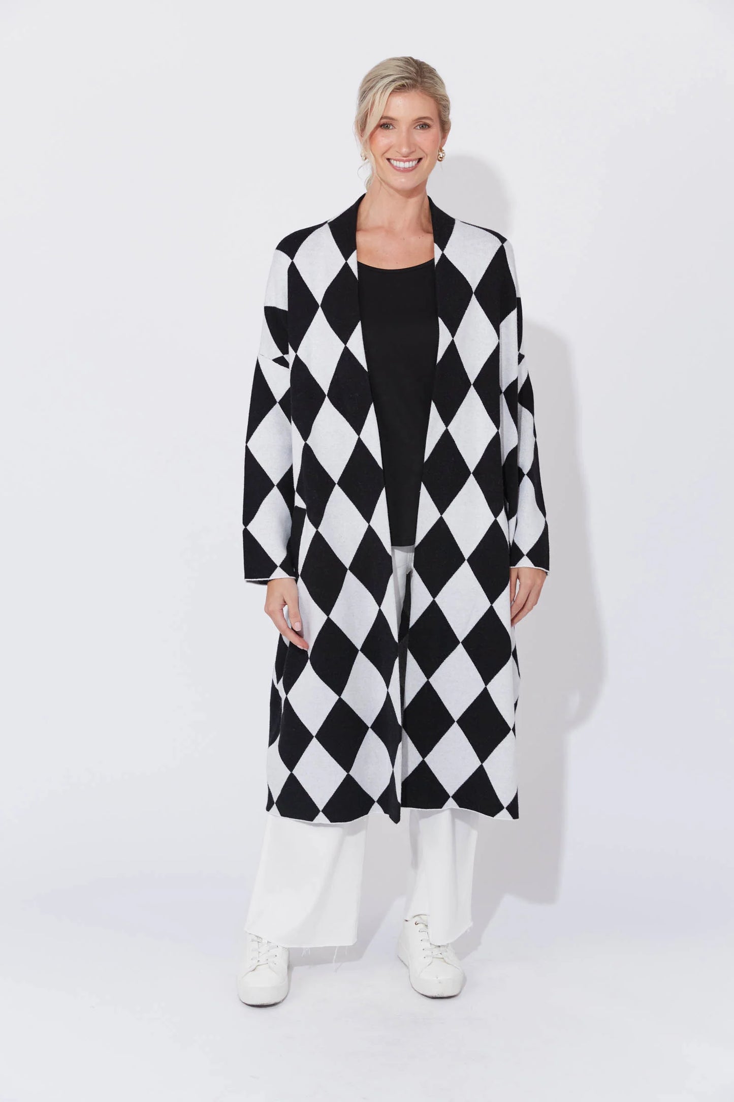 Haven - Casablanca Cardigan - White/Kohl