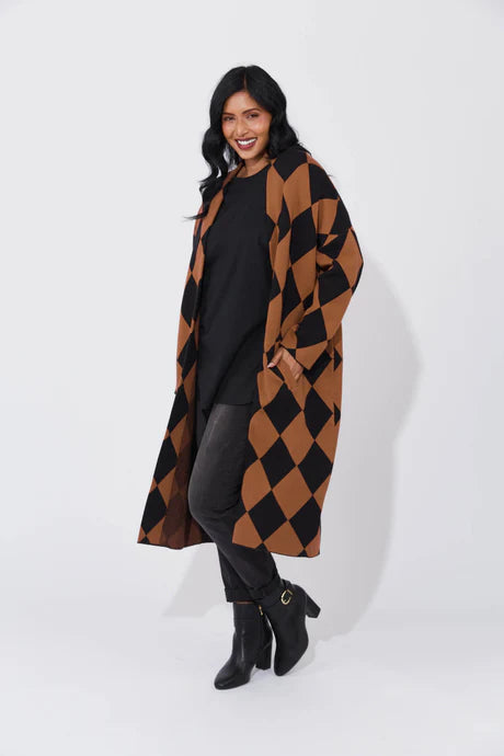 Haven - Casablanca Cardigan - Kohl/Dune